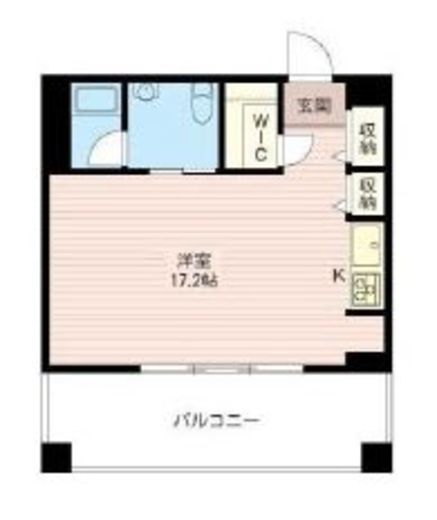 レジデンスシャルマン月島 322 間取り図