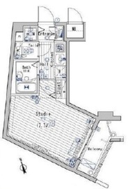 ガーラヒルズ目黒東山 2階 間取り図