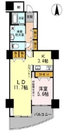 品川シーサイドビュータワー2 1103 間取り図