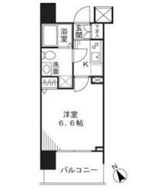 ドゥーエ大森 202 間取り図