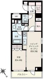 ファミール東京グランリッツ 10階 間取り図