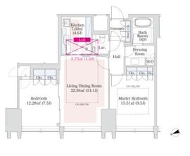 ラ・トゥール新宿グランド 2403 間取り図