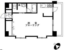 ビューネ渋谷桜丘 5階 間取り図