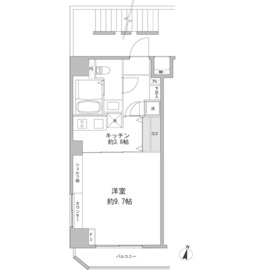 LEO九段BUILDING 401 間取り図