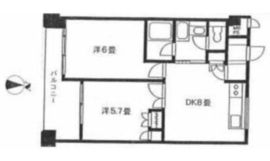 インペリアル広尾 4階 間取り図