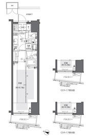 ZOOM都庁前 2階 間取り図