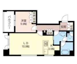 プライムメゾン銀座イースト 301 間取り図