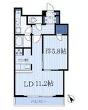 セントラルレジデンス シティタワー池袋 8階 間取り図