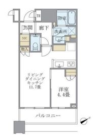 ブリリアタワーズ目黒 9階 間取り図