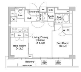 コンフォリア駒場 425 間取り図