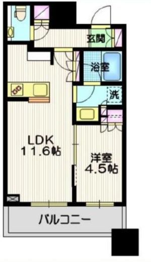 ブリリアタワーズ目黒 9階 間取り図