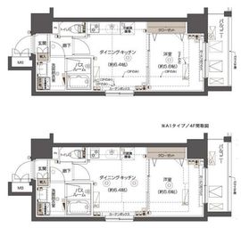 ZOOM西五反田 2階 間取り図