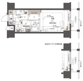 ZOOM西五反田 2階 間取り図