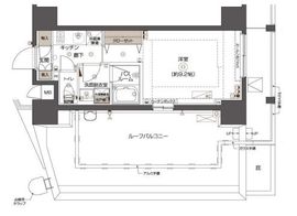 ZOOM西五反田 6階 間取り図