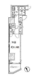 クレイシア神田淡路町 2階 間取り図