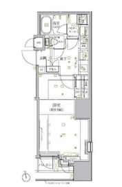 クレイシア神田淡路町 4階 間取り図