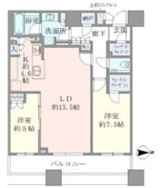 ブリリアタワーズ目黒 39階 間取り図