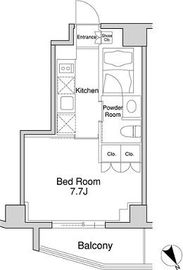 プラウドフラット南青山 407 間取り図