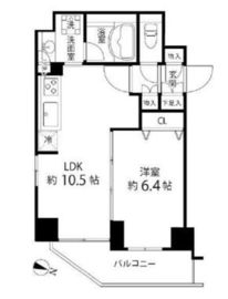 麻布十番レジデンス 503 間取り図