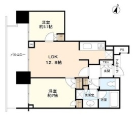 二子玉川ライズタワー 27階 間取り図