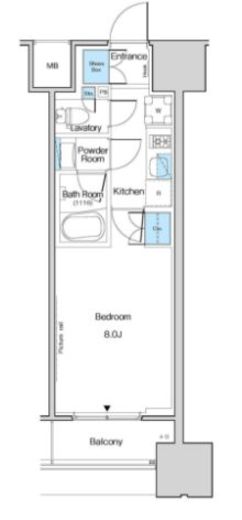 ルフォンブランシェ品川南大井 910 間取り図