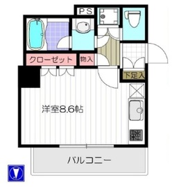 グローリオ戸越銀座 2階 間取り図