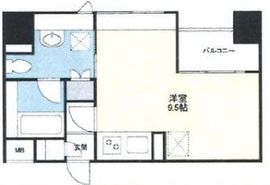 グランカーサ新宿御苑 608 間取り図