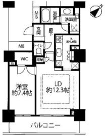 アイ・マークタワー 4階 間取り図