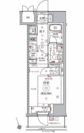 アルテシモピトレ 11階 間取り図