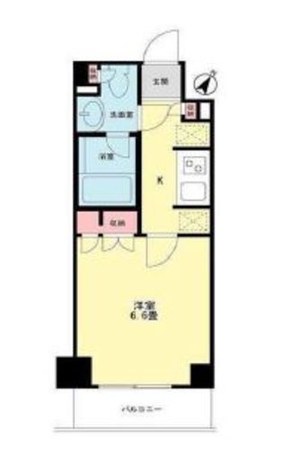 コスモリード目黒学芸大学イースト 202 間取り図