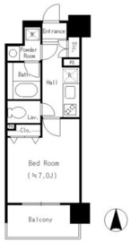 パークフィルヴェール 203 間取り図