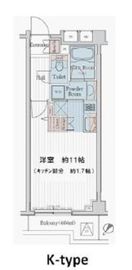 カスタリア三宿 211 間取り図