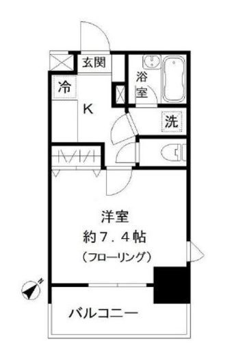 リテラス白金台ヒルズ 1004 間取り図