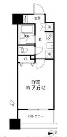 スペーシア秋葉原 406 間取り図