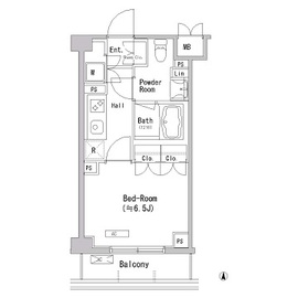 コンフォリア駒場 215 間取り図