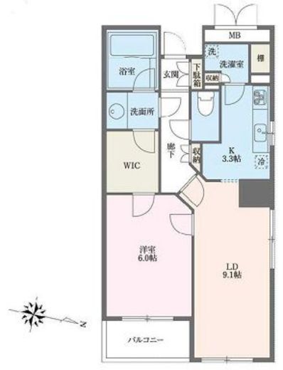 サウスポート品川レジデンス 201 間取り図