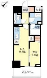 レフィール神保町 2階 間取り図