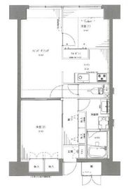 レジディア芝浦 1204 間取り図