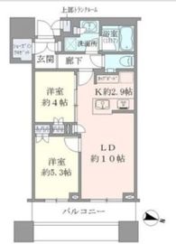 ブリリアタワーズ目黒 23階 間取り図