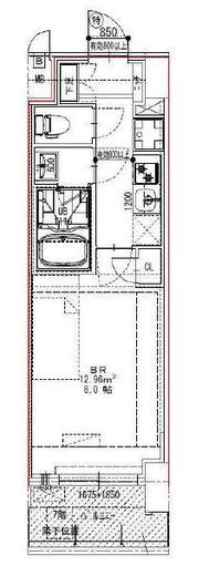 S-RESIDENCE錦糸町パークサイド (エスレジデンス錦糸町パークサイド) 502 間取り図