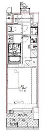 S-RESIDENCE錦糸町パークサイド (エスレジデンス錦糸町パークサイド) 502 間取り図