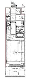 S-RESIDENCE錦糸町パークサイド (エスレジデンス錦糸町パークサイド) 205 間取り図