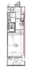 S-RESIDENCE錦糸町パークサイド (エスレジデンス錦糸町パークサイド) 406 間取り図