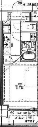 S-RESIDENCE錦糸町パークサイド (エスレジデンス錦糸町パークサイド) 707 間取り図