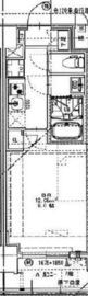 S-RESIDENCE錦糸町パークサイド (エスレジデンス錦糸町パークサイド) 707 間取り図