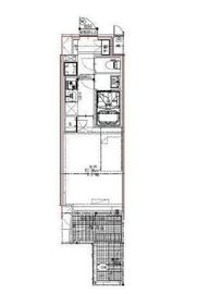 S-RESIDENCE錦糸町パークサイド (エスレジデンス錦糸町パークサイド) 101 間取り図