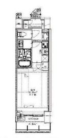 S-RESIDENCE錦糸町パークサイド (エスレジデンス錦糸町パークサイド) 604 間取り図