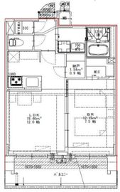 S-RESIDENCE錦糸町パークサイド (エスレジデンス錦糸町パークサイド) 902 間取り図