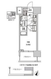 ラクラス幡ヶ谷 1204 間取り図