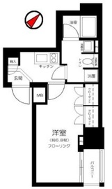 オープンレジデンシア銀座二丁目 4階 間取り図